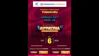 Narayana e-Techno School TUMAKURU ANNUAL DAY2025-26