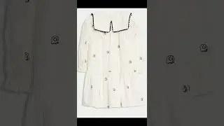 Marks & Spencer Elephant Embroidered Collared Dress.