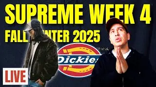 LIVE - Supreme Week 4 FW 25 Dickes Collab Live