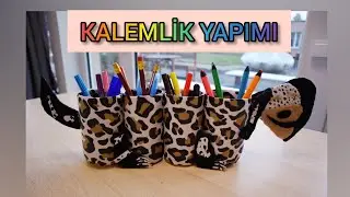 ÇÖPE ATILACAKTAN BÖYLE BİR KALEMLİK YAPTIM! GÖRENLER İNANAMADI 😱🖊️