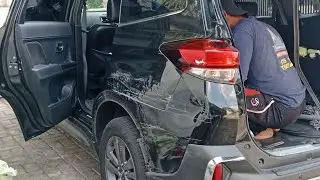 KASAR KERJANYA. mobil penyok ko di ketok kasar