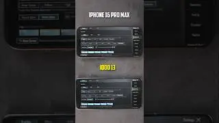 Iqoo 13 ⚡ VS Iphone 16 Pro Max 🔥 (120 FPS BGMI)#smartphone #tech #shorts