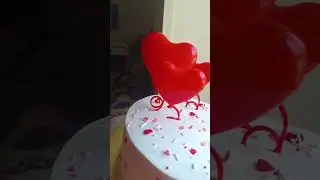 Love theme cake for birthday 🎉 #youtube #ytshorts #love #couple #cakes