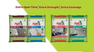 Roff Vitrofix | | T03 & T04 | Vitrofix Ultra | T05 & T06 -Tile Adhesive #pidilite #roff #application