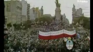 Archivo: Asunción de Alfonsín, TV Pública