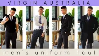 Virgin Australia cabin crew men's uniform haul