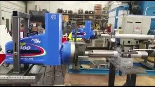 LINE BORING PORTABLE CNC Z AND X AXIS INTERNAL THREADS THREADING PROFILING OUTSIDE WELDING FACICING