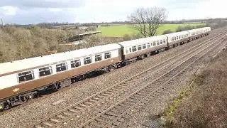 Vintage Trains Two-Tone Green - Class 47 - D1755 / 47773 working from Tyseley Steam Trust 23/2/2023
