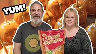 TRYING NEW CARAMEL APPLE POPS