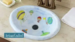 Hand Painted Bathroom Sinks