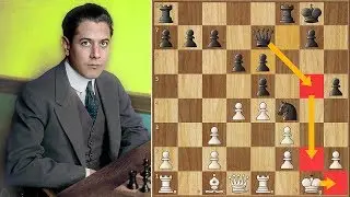 Triangle of Death || Bernstein vs Capablanca || Rice Memorial (1916)