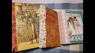 Series Video #4 Creating Junk Journals from Repurposed Books - Adding Fabric Or Lace to a Spine