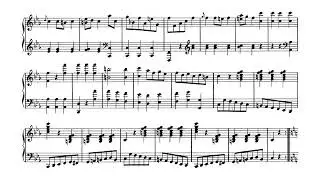 Beethoven - Bagatelle in  C minor, WoO 52 (Audio+Sheet) [Kempff]