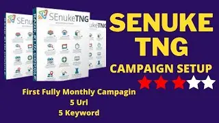 SEnuke TNG Pro Version gives you Free  || 1 fully monthly campaign|| 5URL || 5keywords