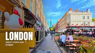 [4K] Hidden Gem in Central London? Great Portland Street Walk | The Walking London 2025
