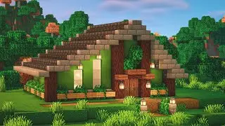 Minecraft | Starter House Tutorial | Cottagecore Fairy aesthetic | easy survival