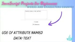 Words and charactors counter in js, Character Count, Word Count, live word counter online,