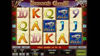 WOW Finally POWERFUL JACKPOT ! Pharaon Gold 3  30 Free Spins 👍🔔 🤠🤑🤑🤑