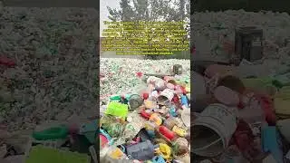 Oops! Loader Driver Gets Buried in Plastic Mountain Mishap!