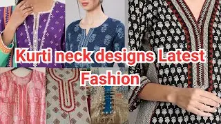 Kurti Neck Designs Latest Fashion | Different types of kurta neck designs #latestdesigns #trending