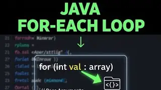 Java Tutorial | For-Each Loop & Passing Arrays as Arguments | Easy Java Concepts