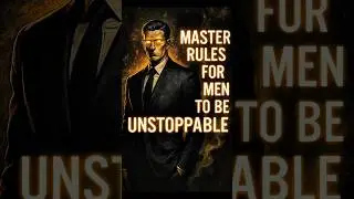 Master Rules Every Men to Be Unstoppable#darkpsychology #menpower