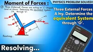 Moment of Forces Engineering Mechanics #Problem-3 | Engineering Mechanics for Civil Engineering