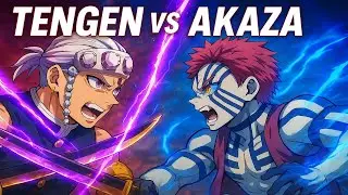 What If Tengen Fought Akaza? | Demon Slayer Hinokami Chronicles Fight🔥