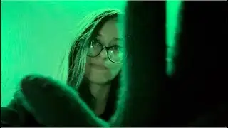 ASMR hand movements in the dark/ layered tapping and scratching :)