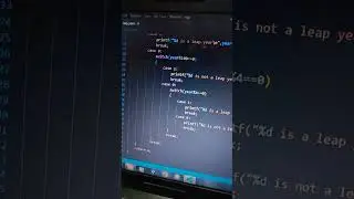Leap year using switch case in c language