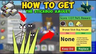 How to get Stick bug amulet in Bee Swarm Simulator? Getting a Bronze Stick Bug Amulet! 😱