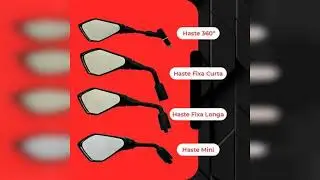 Review: Retrovisor Kawasaki Z400 Haste Curta Ou M&eacute;dia Rosca Honda