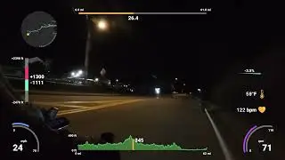 Biking the Boston Marathon Course the Night Before
