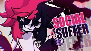 SOCIAL SUFFER || Gift for @sashley || Animation meme