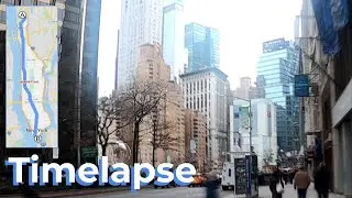 Timelapse: Walking down all of Manhattan