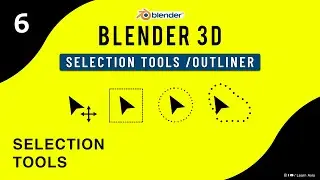 Selection Tool in Blender - Class 6 | How To Add Objects in Blender - Hindi / Urdu | Learn Axis