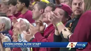 No. 2 Iowa State off to slow start at Kansas