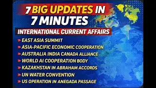 International Relations Current Affairs News in Shorts | Vision IAS Nov 2025 | UPSC Govt Exam Update