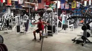Lifting weights at Metroflex LBC