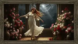 Framed Tv Art Screensaver | Full Moon Night | 10 Hours | TV Wallpaper