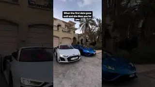 Level 2 Unlocked 🔓#dubai #dubailifestyle #carsofdubai #luxuryliving #lamborghini #audir8