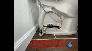 How To Install An Automatic Shutoff Device To Prevent Running & Leaking Toilet. The Water Block Kit