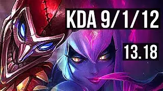 SHACO vs EVELYNN (JNG) | 9/1/12, 3.6M mastery, Legendary, 300+ games | KR Diamond | 13.18