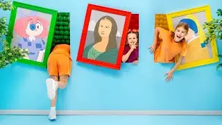Adventures in the Secret Room &ndash; Kids Jump Through Walls