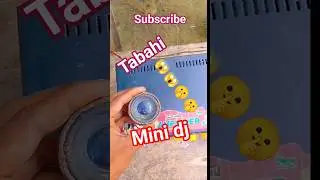 😱😱Mini Speaker ko High Power Amplifier se jod diya to kiya hoga💥😲#viralshorts #trandingshorts
