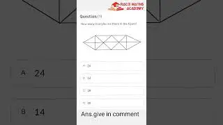 #reasoning #general_aptitude #gate #csir_net #mcq #shortvideo #viralshorts #howmanytriangles