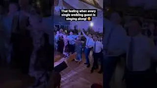 That feeling when every wedding guest is singing along! #wedding #singalong #shorts