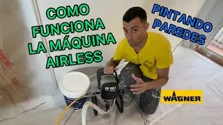 Como pintar con #airless @WagnerIberica #airlesswagner  máquina de airless