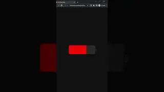 Battery Charging Animation with HTML CSS  #shorts