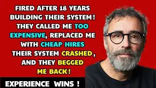18 YEARS OF WORK, BETRAYED FOR CHEAP HIRES